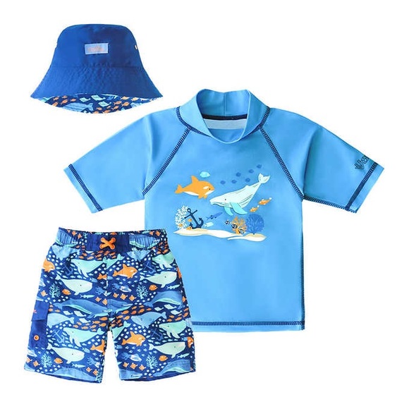 UV Skinz Toddler 3 Piece Swim Set - Picture 1 of 4
